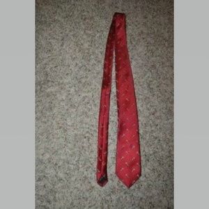 Christmas Necktie Red Candycane Holiday Mens Yule Tide Polyester Tie 56" Long